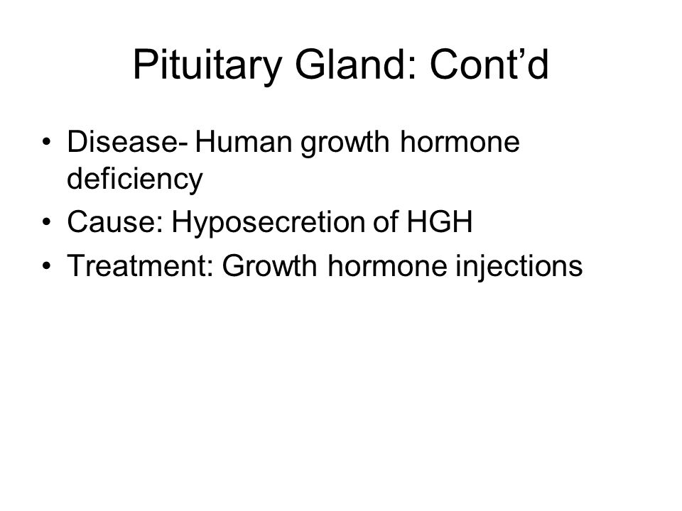 Human growth hormone deficiency